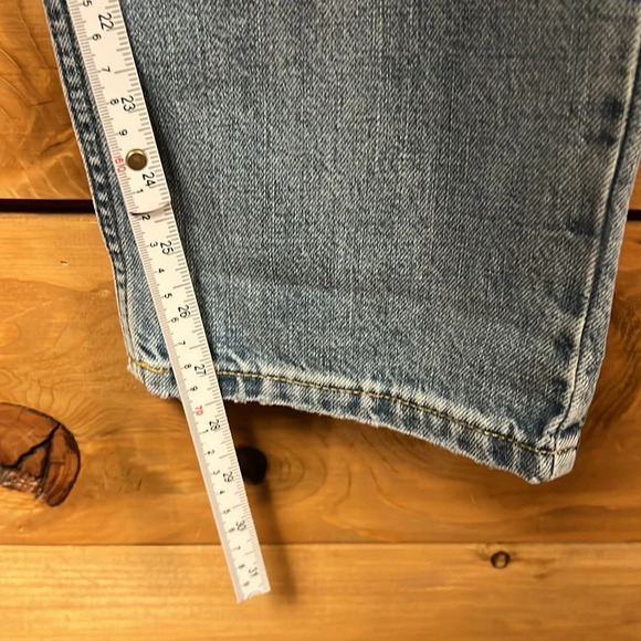 Everlane The Super Soft Relaxed Jean Women 31R Denim Organic Cotton Straight Leg - Picture 4 of 10